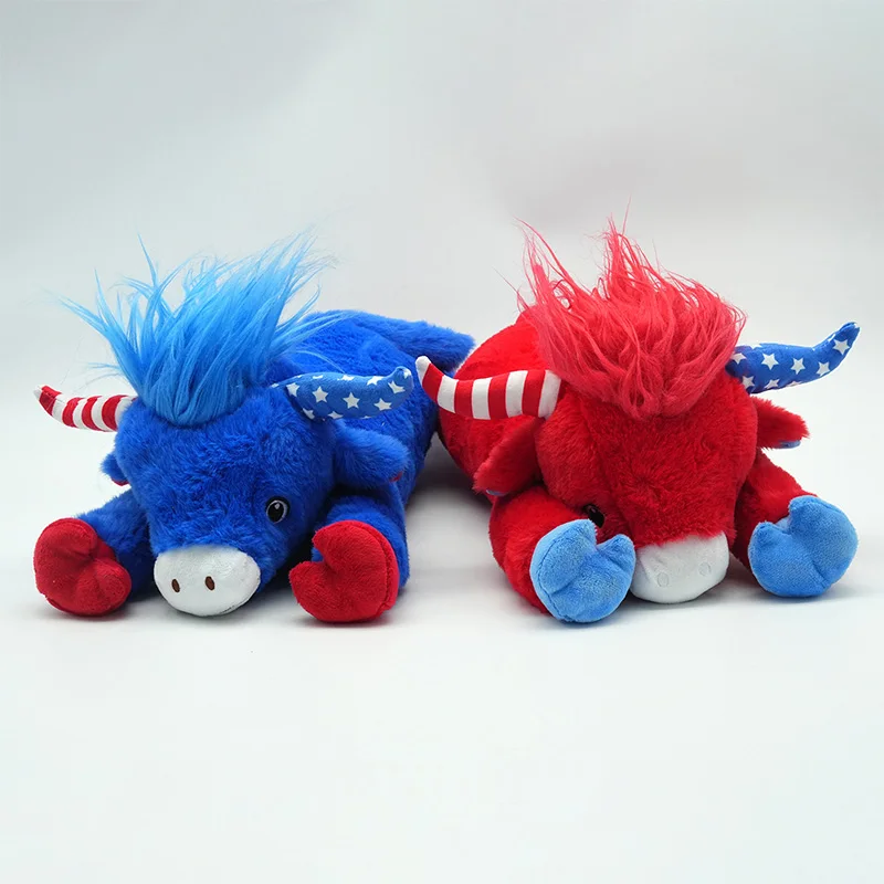 Nuevo Peluche de Vaca Highland de 15 cm, Simulación de Vaca Escocesa de Pelo Largo, Muñeco de Peluche, Almohada para Habitación Infantil, Regalo