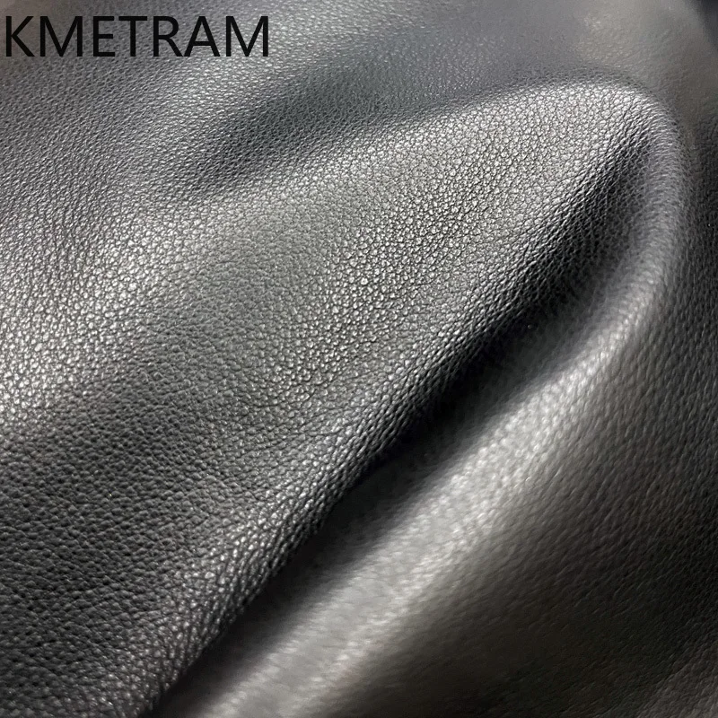 KMETRAM Natural Sheepskin Genuine Leather Down Jacket Black Vintage Women's Winter Coat Short Thicken New Outerwears 2025 пальто