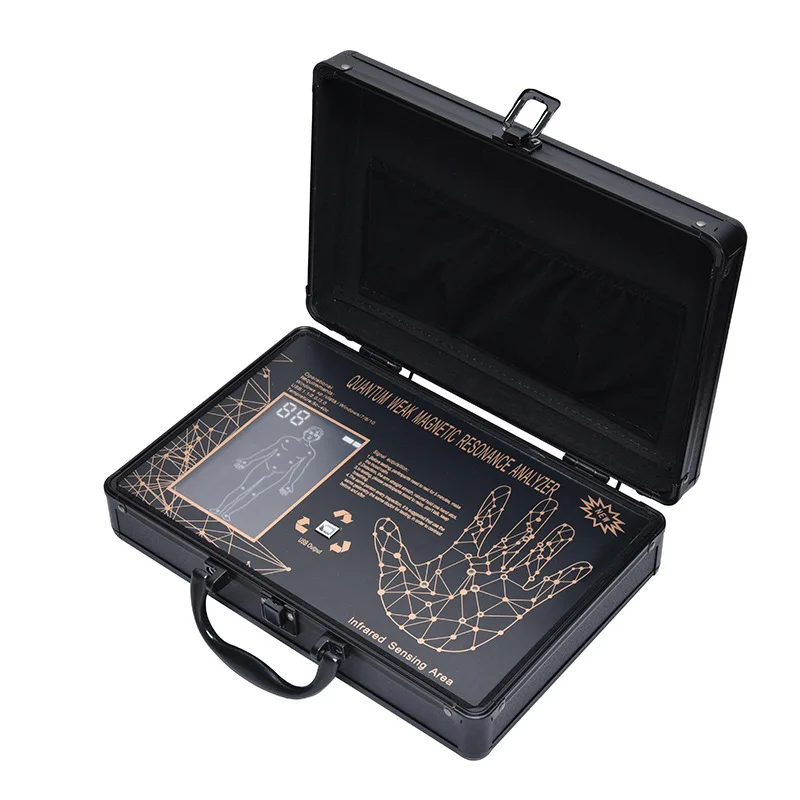 QMR-998 Quantum Resonance Magnetic Analyzer Set Hand Touch Quantum Body Health Analyzer With 52 Reports 10th Generation 2023 New