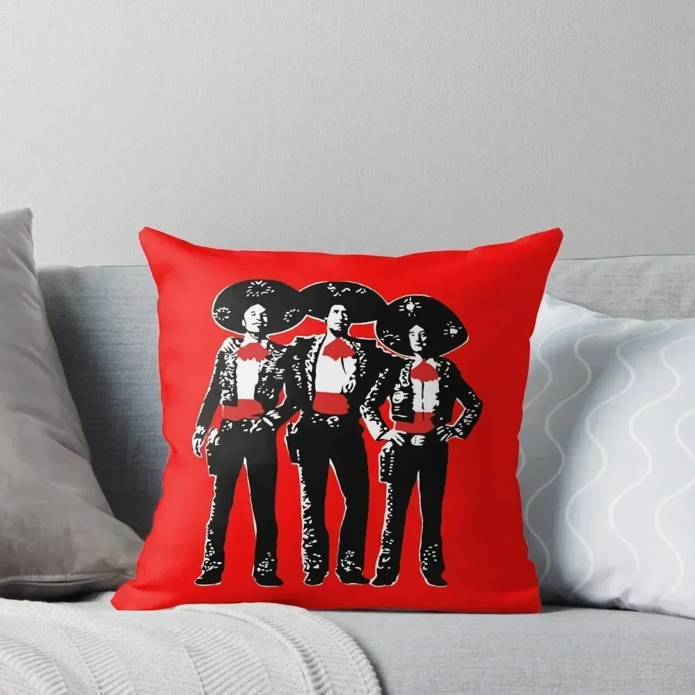 

Three Amigos - Pop Art on Red Throw Pillow Decorative Cushion Cover Pillowcase christmas decorations 2025 pillow