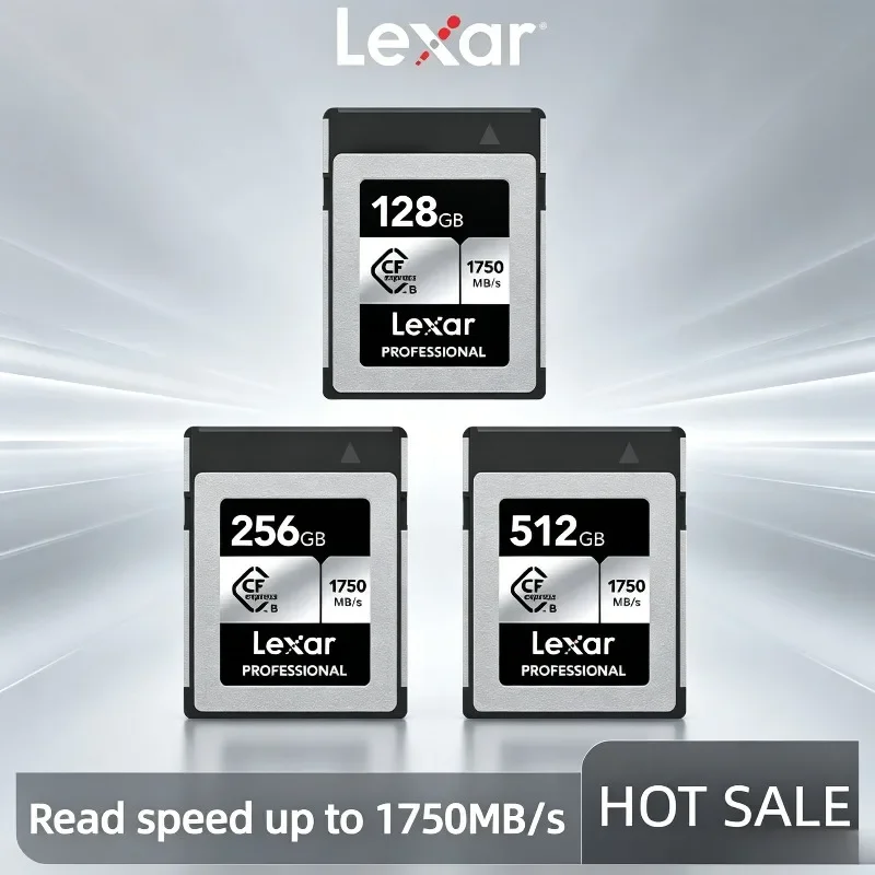 

Lexar CFexpress Type B Silver Card for RAW 4K Video Digital SLR Camera 128GB 256GB 512GB CF Express Digital Memory Card