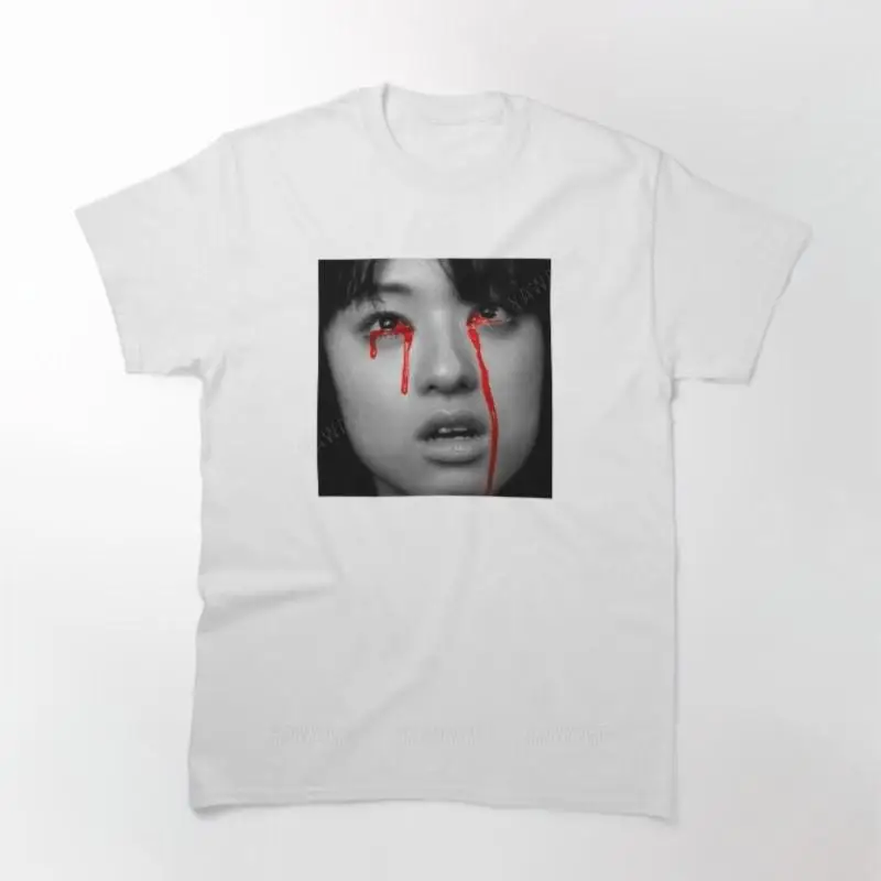 Beach man tee shirt print tees Gogo Yubari blood tears from Kill Bill Printed T Shirt unisex t shirts teenager tops short sleeve