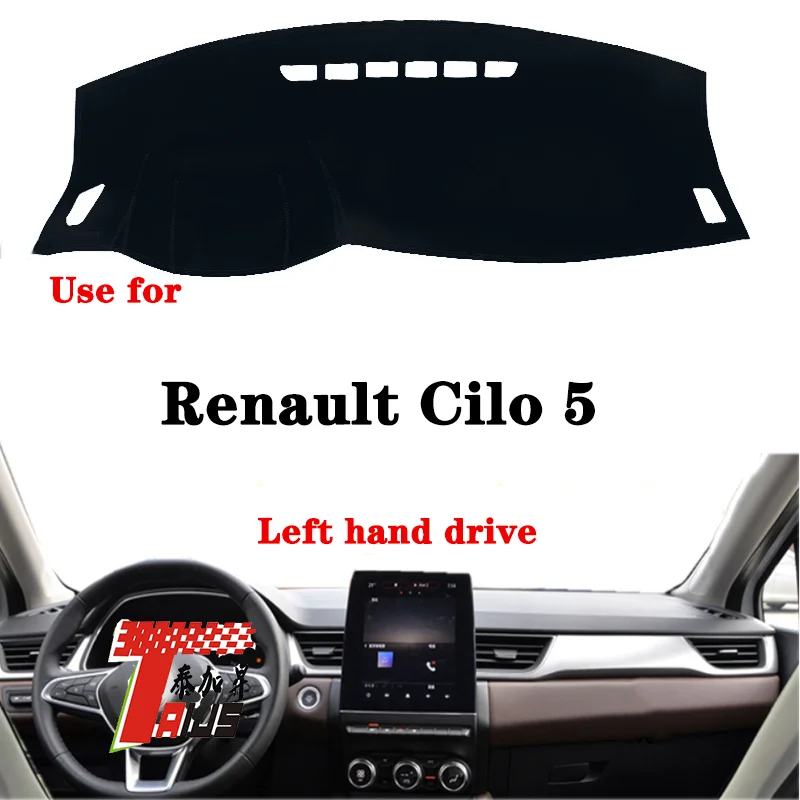 

TAIJS factory high quality anti-dirty Suede dashboard cover for Renault Clio 5 Left hand drive hot selling