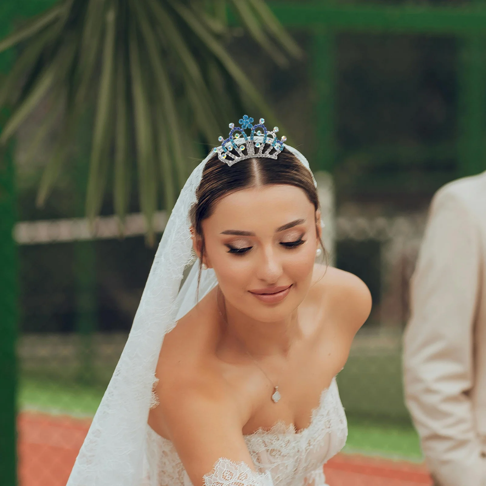 

Rhinestone Crown Comb Clip Wedding Hair Accessories Bridal Party Combs Decorative Hair Combs For Women Vintage