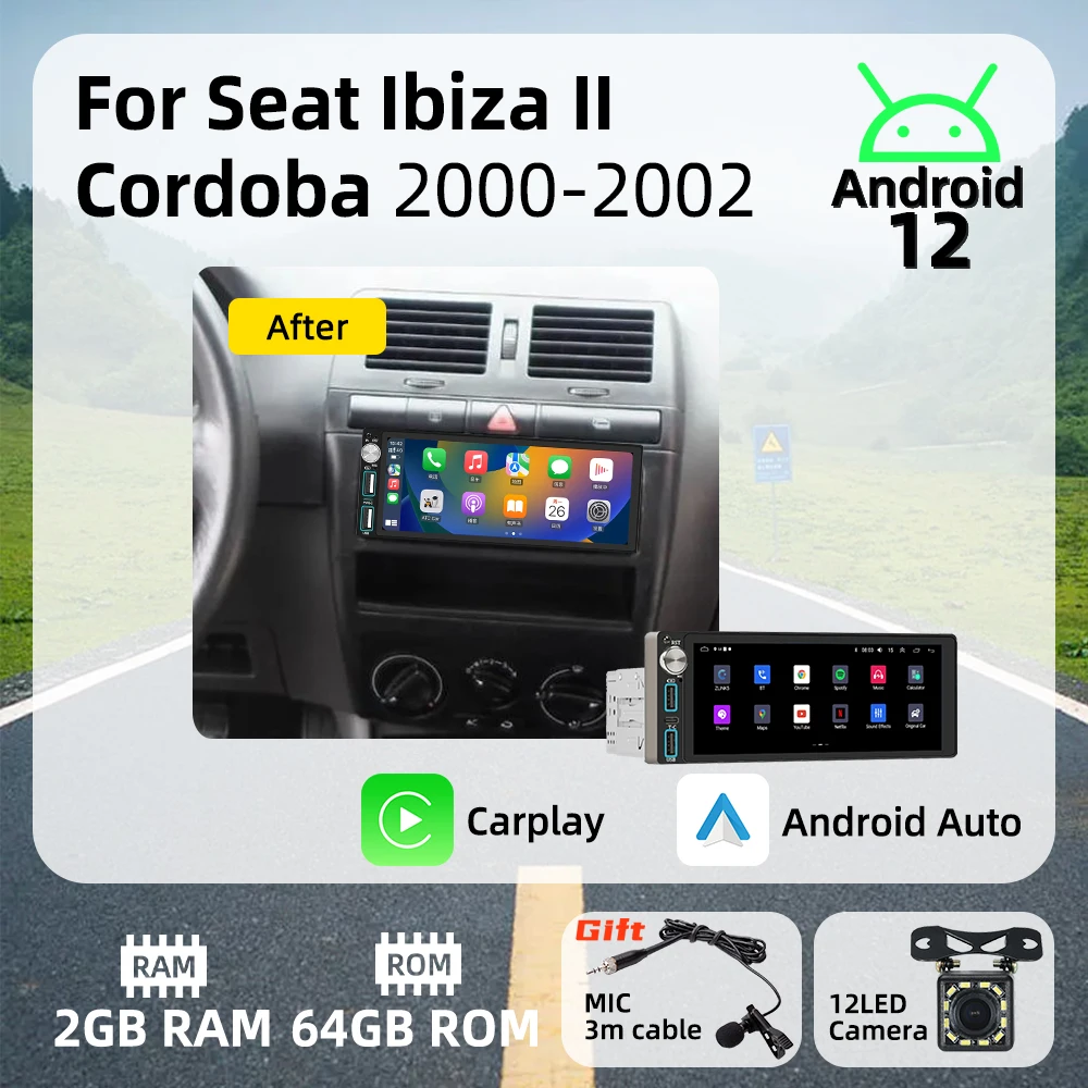 Carplay 1 Din Radio… - image