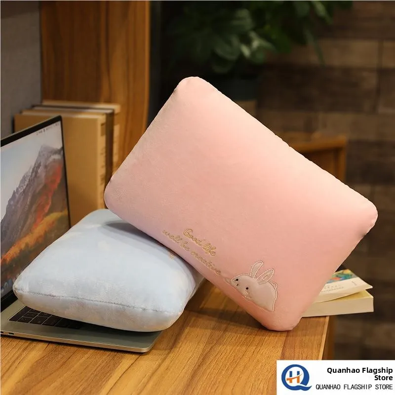 

Small Memory Foam Pillow for Nap Time Office Siesta Student Pillow Male Model Cute Lazy Design Comfortable Pillow