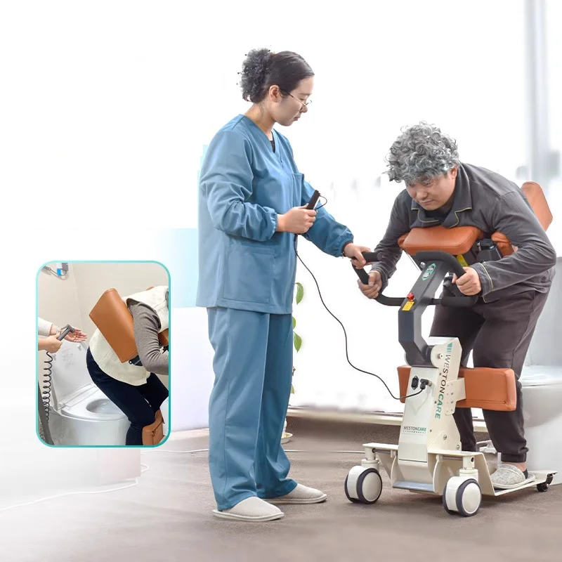 Patient Transfer Shift Machine For Assisted Toileting Rehabilitation Therapy Medical Care Equipment