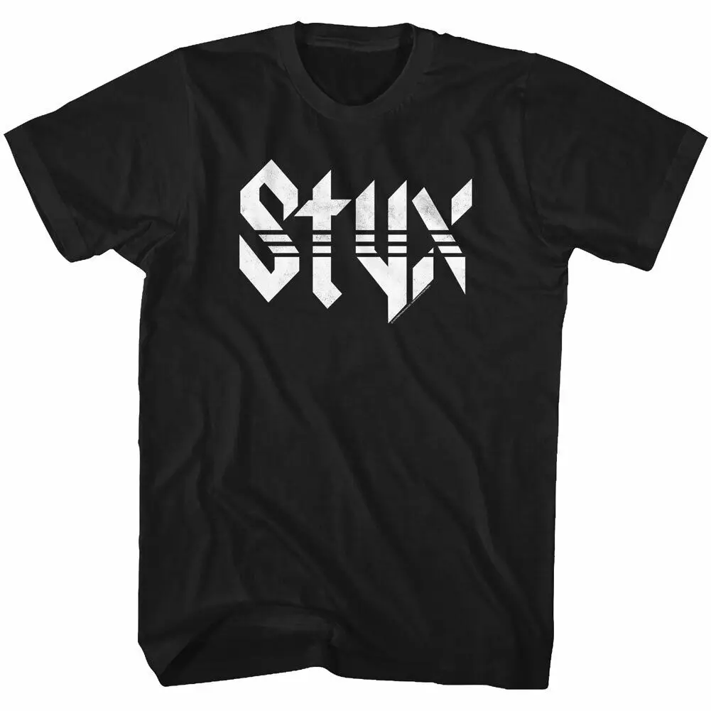 Styx Band Name Logo Men's T Shirt Rock Music Concert Merch