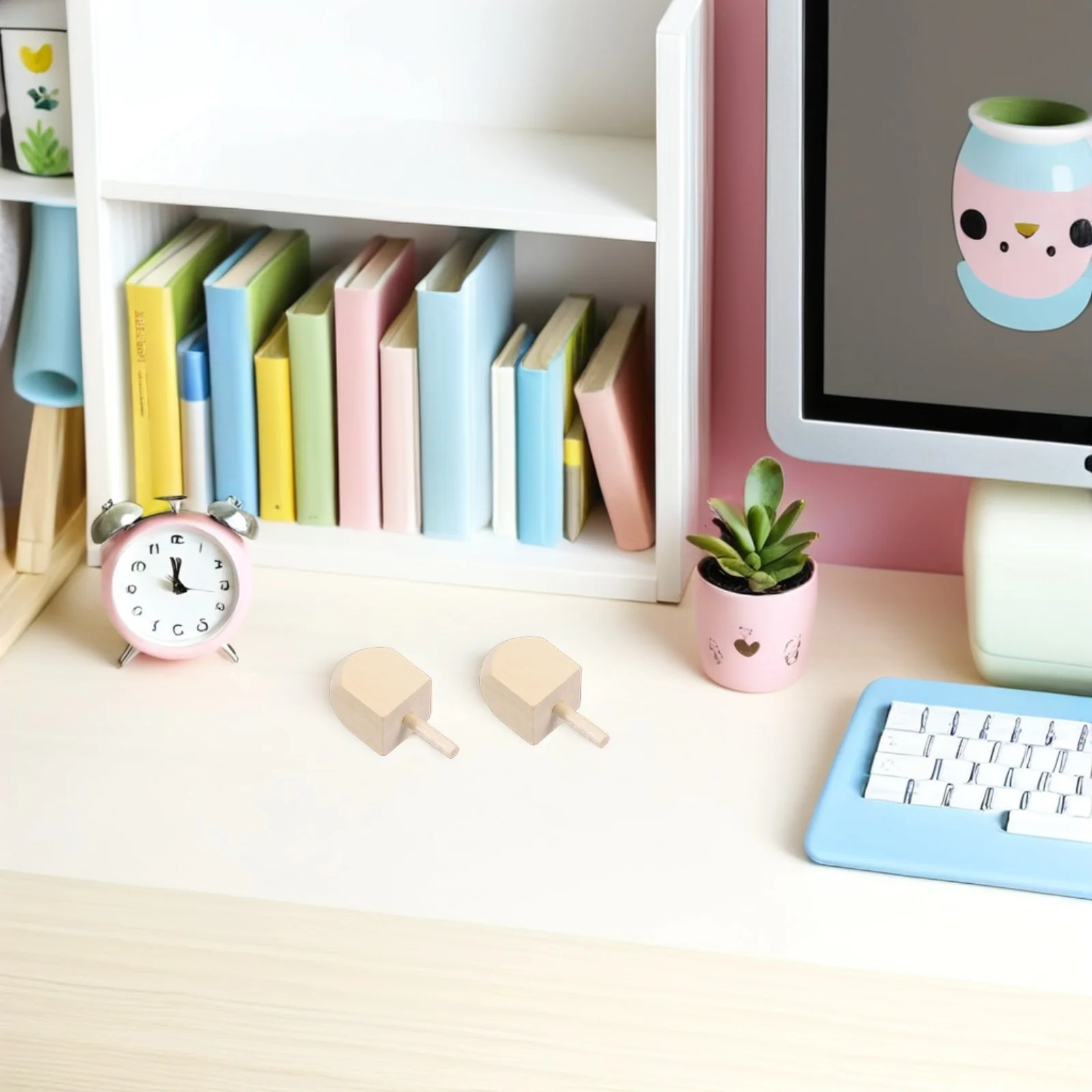 

15Pcs Unpainted Wood Dreidels Handmade Wooden Spinning Tops for Hanukkah Celebrations DIY Craft Fun Family Bonding