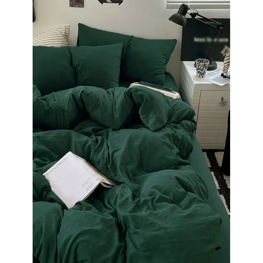 

Blue White Patchwork Soft Polyester Duvet Cover Set