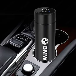 304 Stainless Steel Thermos Cup Smart Display Vacuum Water Cup For BMW 1 3 5 Series G20 F30 E60 E46 E90 F10 E30 X1 X2 X3 X5 X7