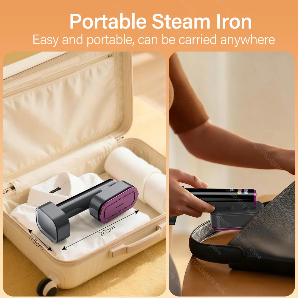 Fabric Press Machine with Home Vertical Steam Iron Handheld Garment Steamer  for Clothes Fast Heating Travel Portable Steam iron