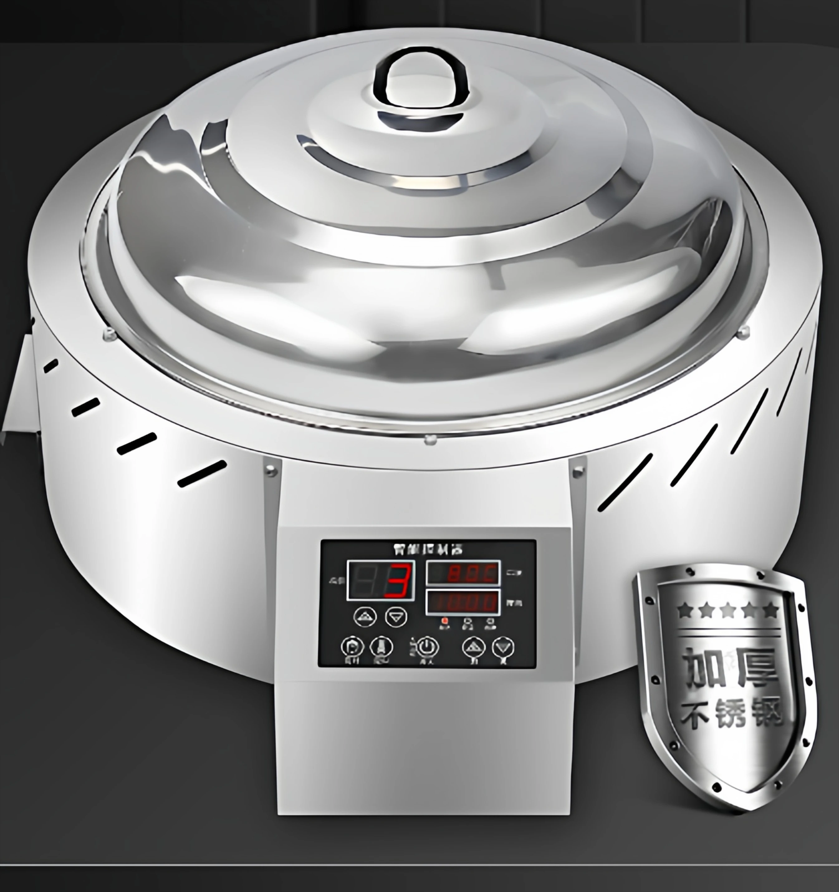 Intelligent commercial dry steamed vegetables, without adding a drop of water, dry steaming ribs stove