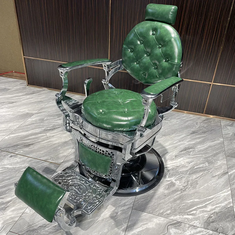 

Barbershop Mobile Barber Chair Nail Men Stool Adjustable Hairdressing Luxury Barber Chair High Chaise Coiffeuse Salon Furniture