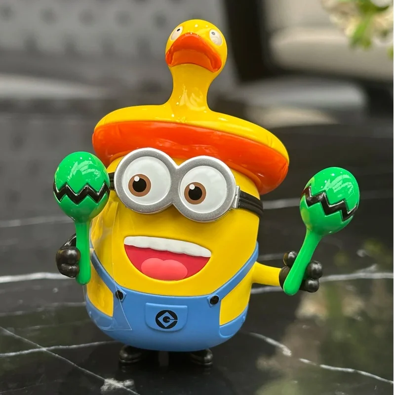 New Despicables Me 4 Anime Figure Minion Action Figure Doll Kawaii Tom Ron Gus Pvc Model Collectible Toys Gift For Kids