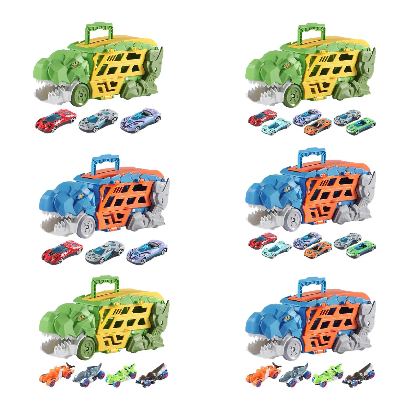 Transforming Dinosaur Truck Fine Motor Skills Creative Dinosaur Car Vehicles Playset for Children Party Supplies Boys Girls