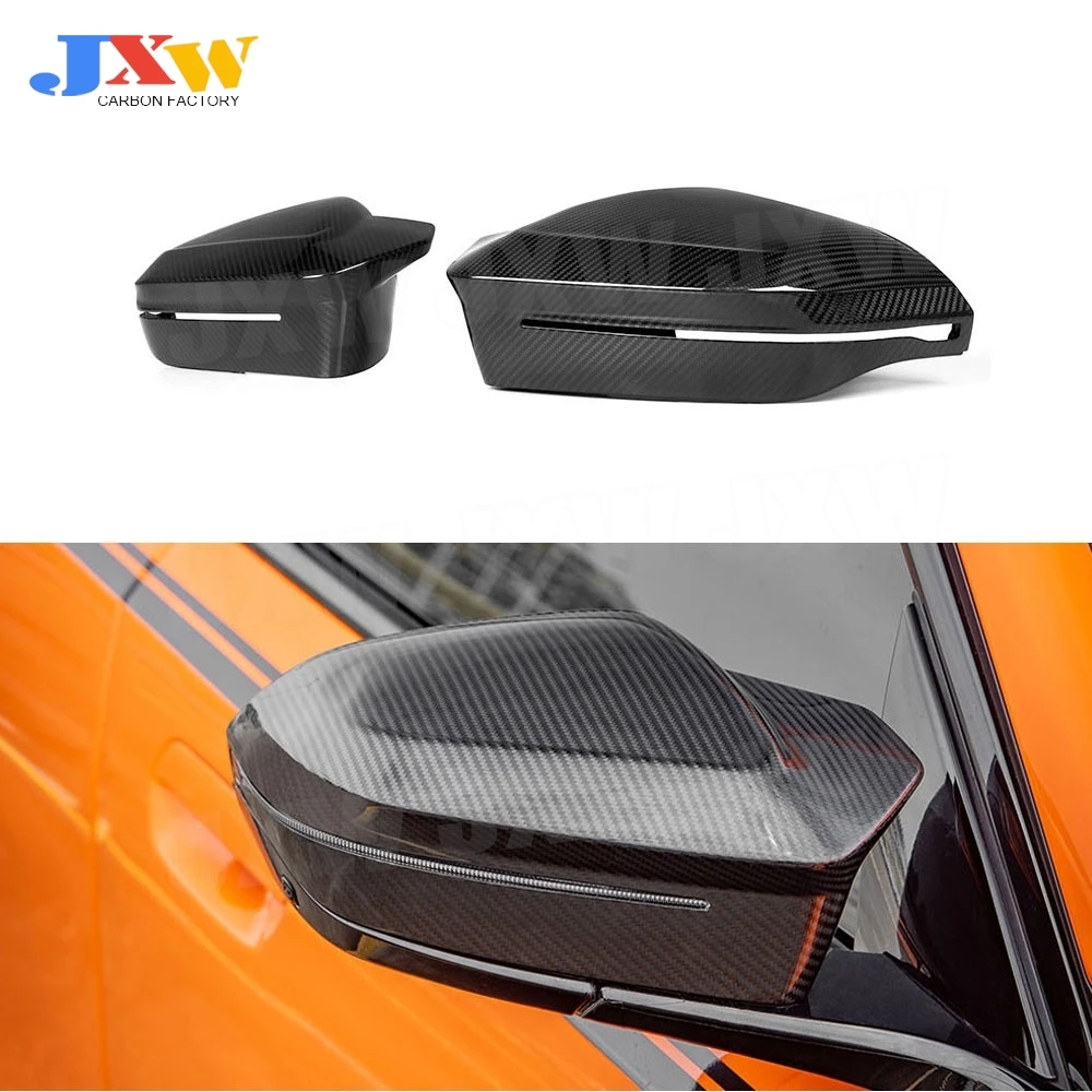 Dry Carbon Fiber Rearview Mirror Cover For BMW 5 Serise G60 G68 2024+ Car Body Kits ABS Mirror Shell Decoration Trim Accessories