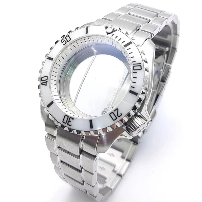 Mod 42mm Case Dome Sapphire Glass Installed 22mm Strap Fits NH35 NH36 4R35 7S26 Movement 28.5mm Dial Bezel Insert Men Case Refit