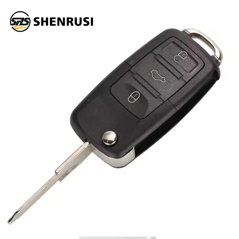 

YONSEN HU49 Blade Car Key Shell For VW Volkswagen Golf Santana Jetta 3 Buttons Flip Keys Case Fob Replacement