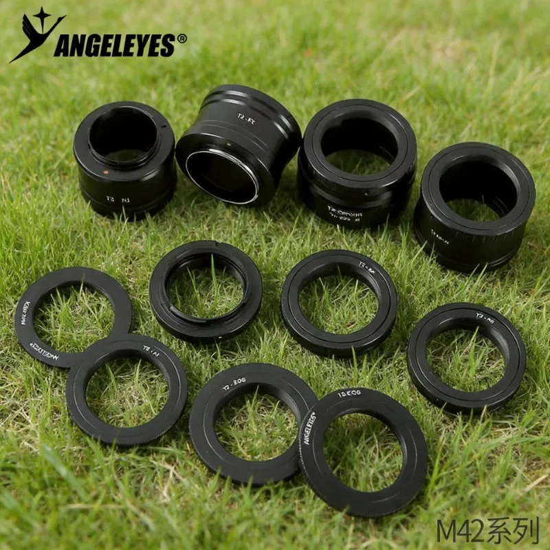 Angeleyes M42 Mount DSLR Adapter Ring Mirrorless Telescope Accessories Compatible with Cn Nk Sy Pentax Fuji