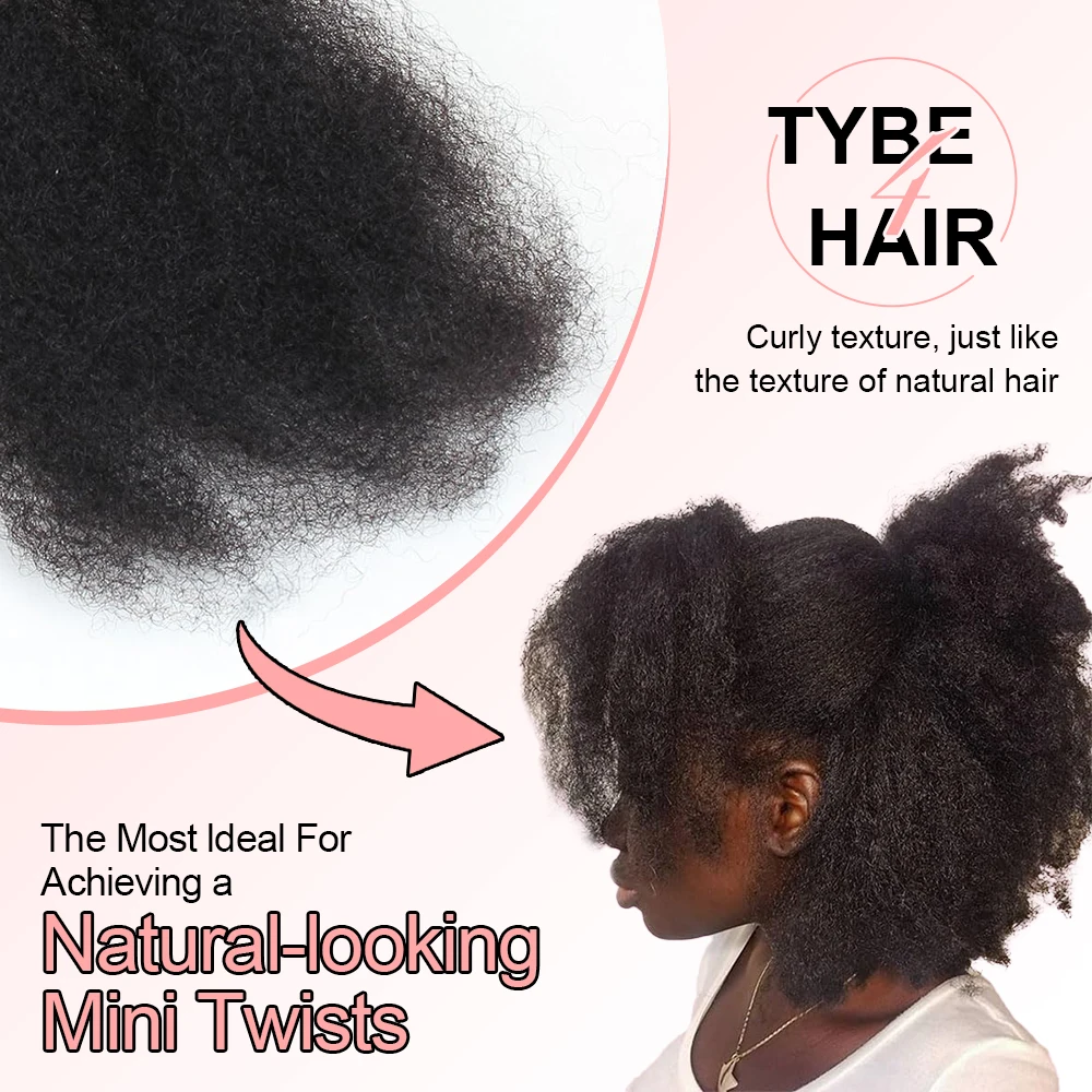 16 بوصة الأفرو غريب السائبة الشعر البشري مجعد موجة السائبة الشعر البشري ل Dreadlock تجديل حزم الشعر البشري الملونة ملحقات 50 جرام