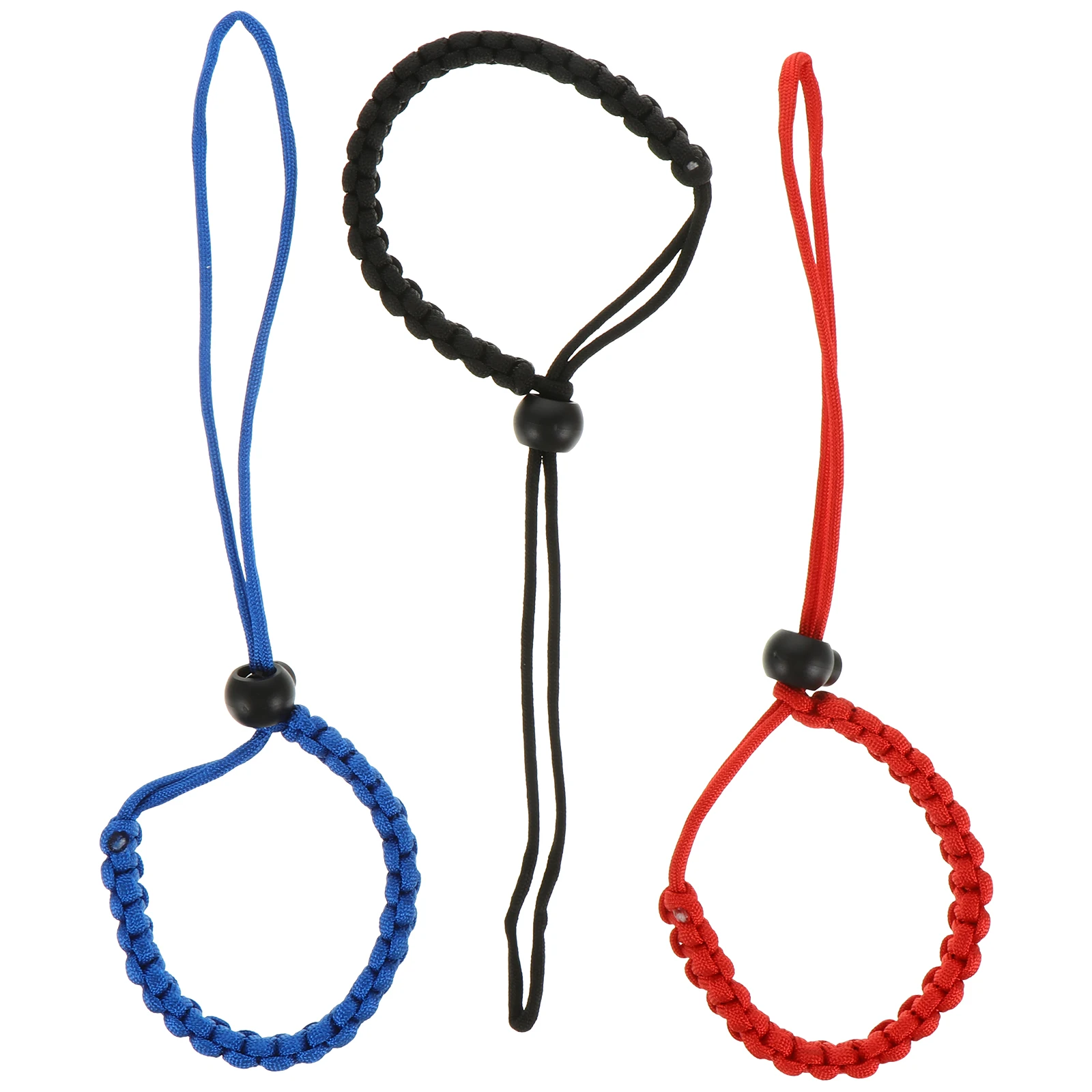 

3 Pcs Survival Wristband Rope Set Strap for Camera Hand Para Cord Photo Wristbands Braided Ropes Adjustable Mini Travel Alca
