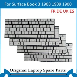 Original Keyboard for Microsoft Surface Book 3 1900 1908 1909 13.5 inch UK DE FR AZERTY ES