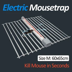 Smart Infrared Electric Rat Trap, Instant Rodent Squirrels Mouse Killer Zapper Multi Mice Rats Catch, 60x65CM (Size M)