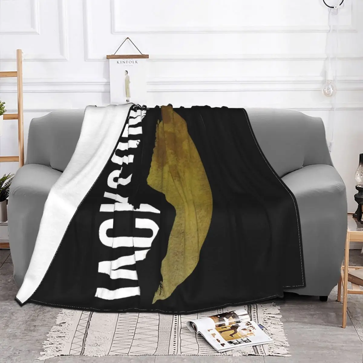 Michael Jackson Moonwalker Baseball Moonwalking Hats New Licensed Pop Customized Throw Blanket