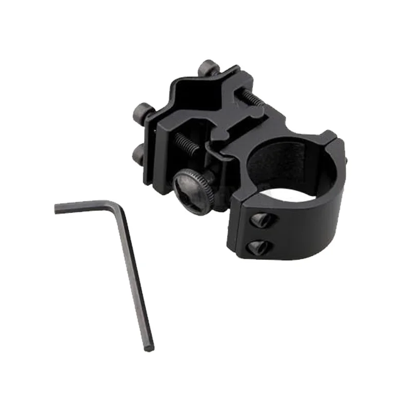 Akcesoria do pistoletów zabawkowych, taktyczny regulowany adapter do montażu latarki i celownika laserowego, odłączany zestaw pierścieni i szyny montażowej do lunety 1 cal.