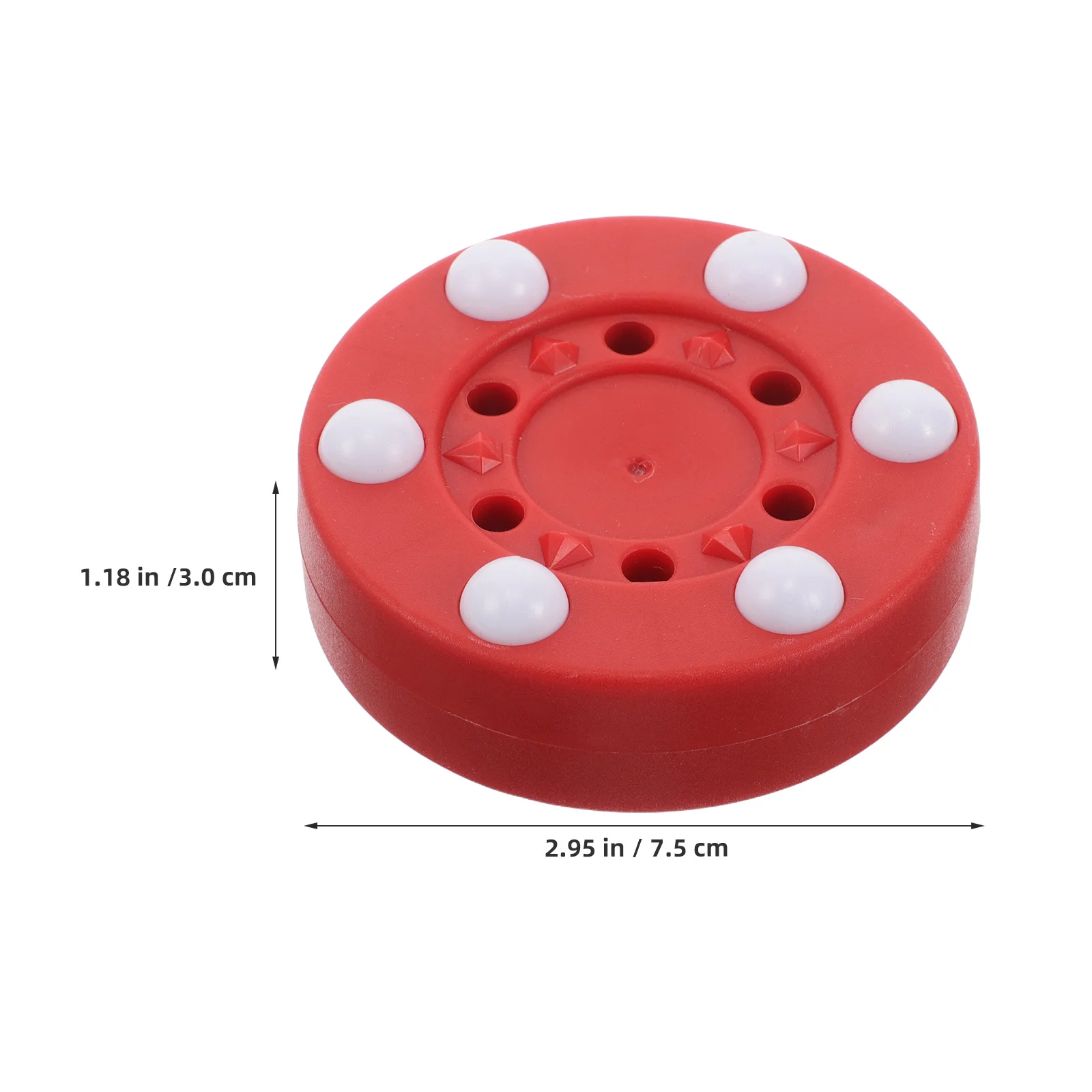 2 шт. хоккейные шайбы для реалистичной имитации льда - сверхмощные напольные шайбы для уличной встроенной уличной практики и навыков