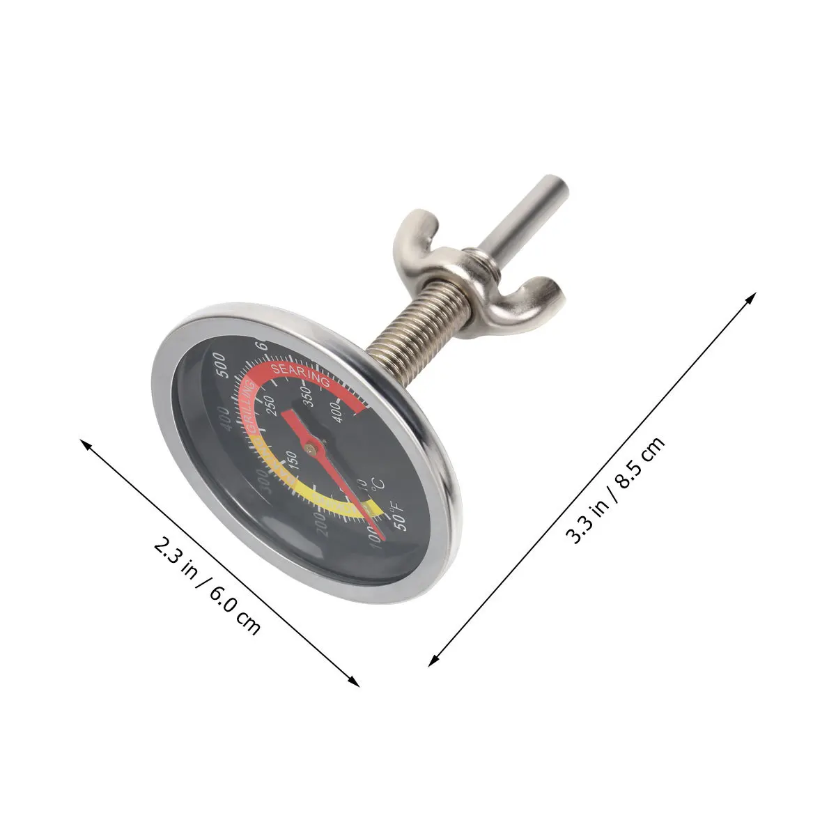 

1Pcs Stainless Steel Oven Thermometer Quick Reading Probe for Kitchen Bbq Baking Food Temperature Measurement Oven Thermometer