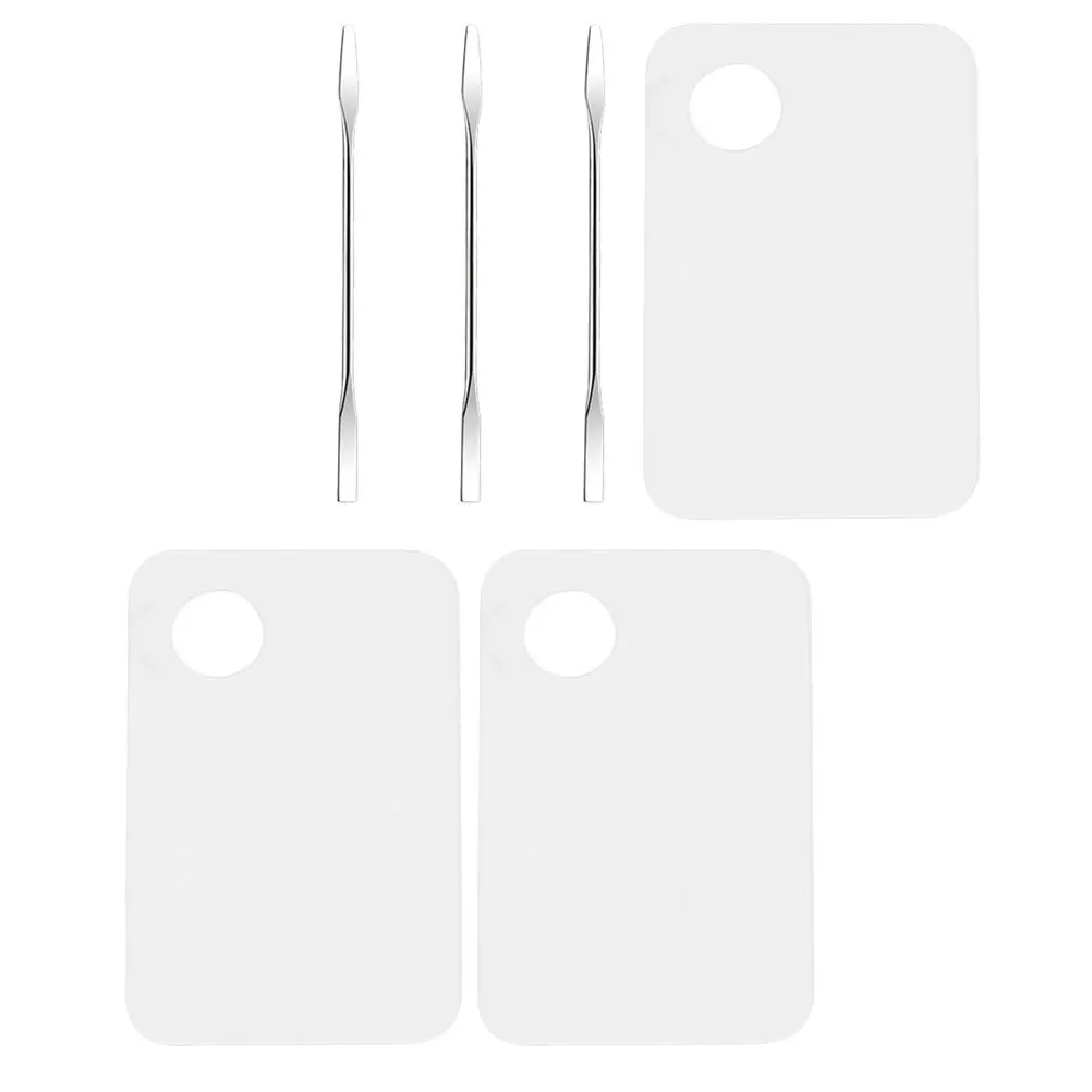 3 set di miscelazione di colori per unghie per trucco, set di spatole, accessori per manicure durevoli, set di strumenti per colorare le unghie