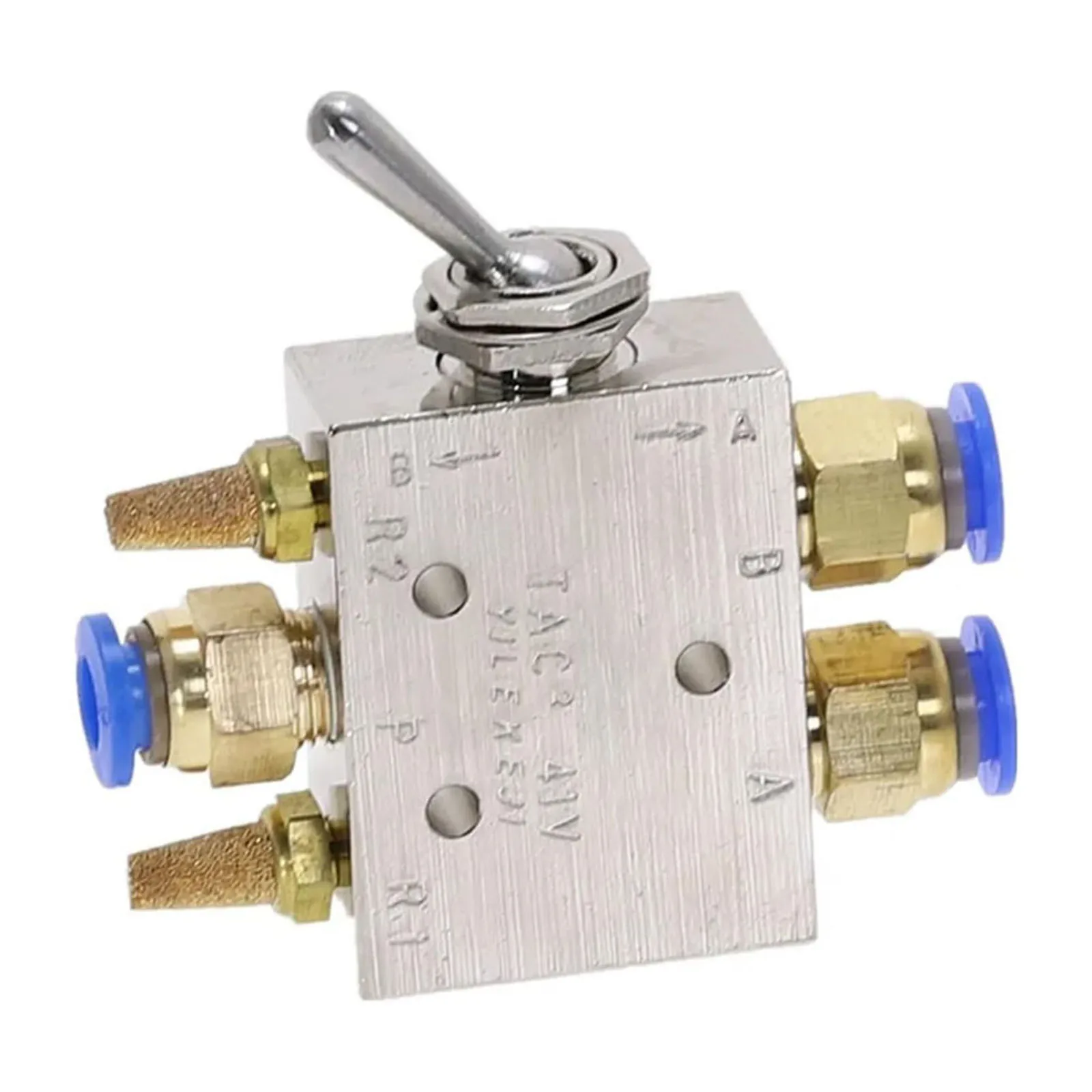 1set TAC2-41V Pneumatic Switching Valve With 6mm Connector Accessories 2 Position 5 Way Switching Mechanical Valve Spare Parts