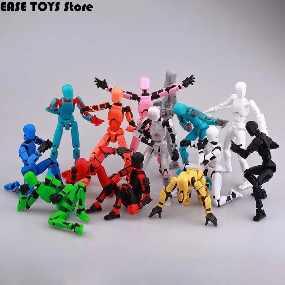 13 Jointed Movable Action Figures Shapeshift Robot 3D Printed Mannequin Character Assemble Toys Parent-children Game Kids Gifts