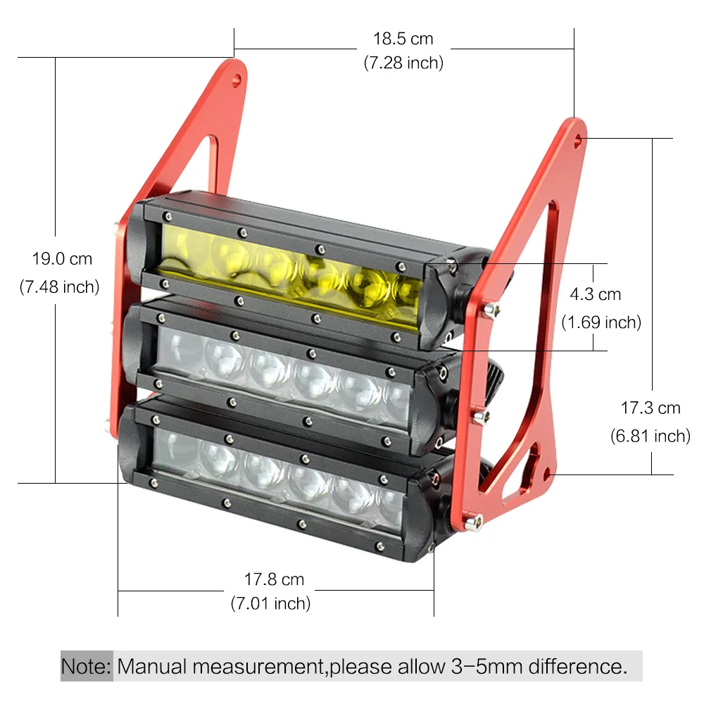 Veltra 54W Motorcycle LED Headlight 12V Aluminum High Brightness Front Headlamp for Honda MSX125 Grom Monkey 125 M3 X5