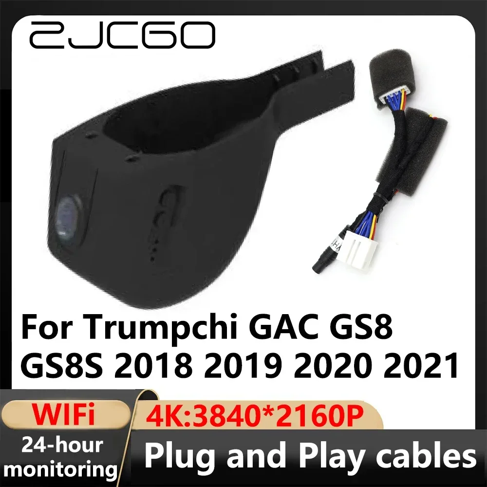 ZJCGO 4K Wifi 3840*2160 DVR Dash Cam Camera Video Recorder For Trumpchi GAC GS8 GS8S 2018 2019 2020 2021