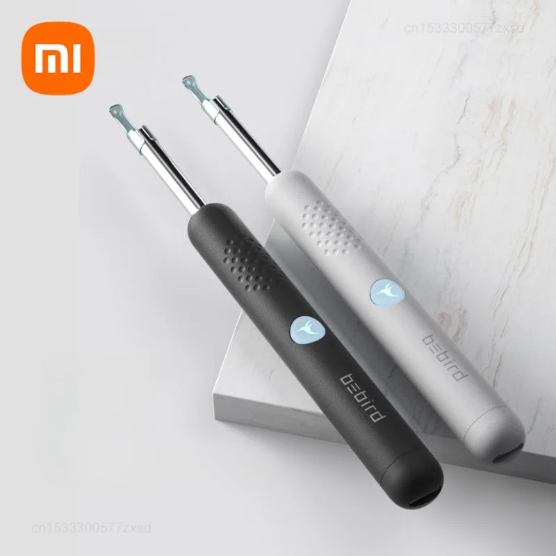 Xiaomi-Bebird R1 Smart Visual Ear Sticks, endoscópio de alta definição, colher de ouvido luminosa sem fio, limpador portátil especializado