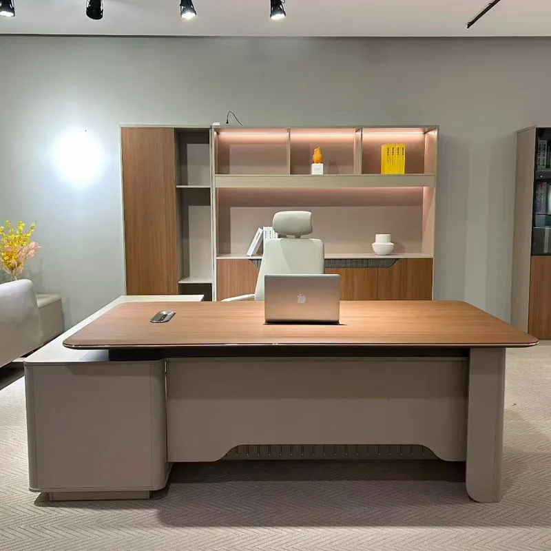 CEO desk High-End Executive , Modern Minimalist Design, Suitable General Manager'S Office, Single-Person Desk For Leaders And