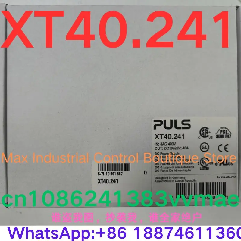 

Brand new Imported power supply with original packaging XT40.241