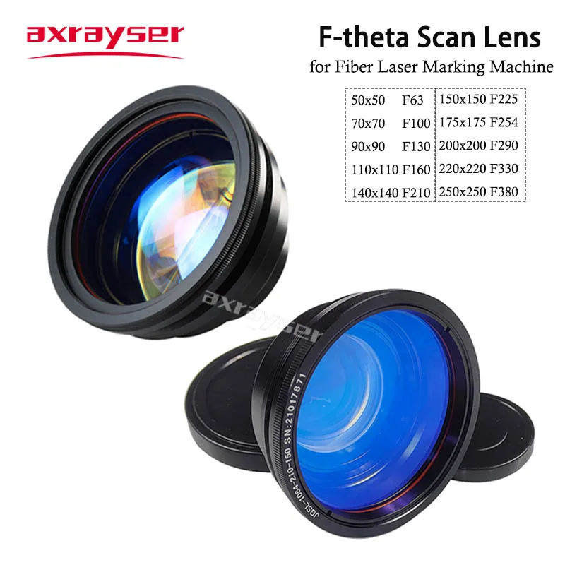 

F-theta Scan Laser Lens for Fiber Marking D150/200/300mm Focal Length 100-420mm M85 For 1064nm YAG Optical Machine Parts