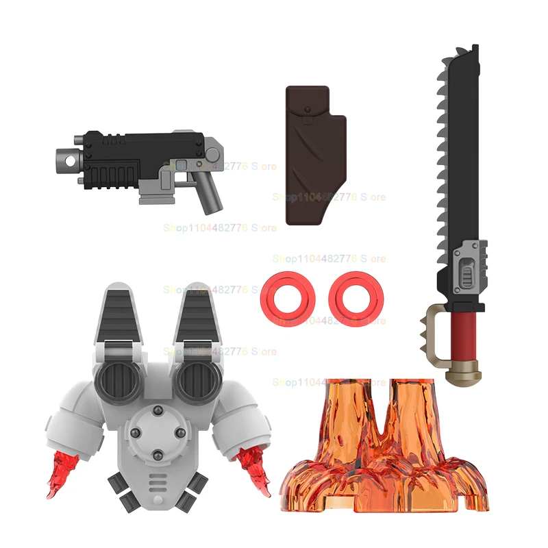 Blocs de construction de Collection, figurines d'action, accessoires de soldats, briques pour enfants, jouets, cadeaux de noël, DY713 DY714 DY715