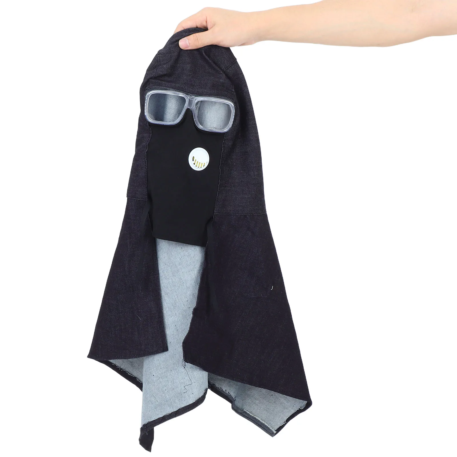 

Dustproof Shawl Hat Soft Denim Cutting Mask Safety Glasses Work Goggles Eye Protection Pollutants Shield Neck Labor Handling
