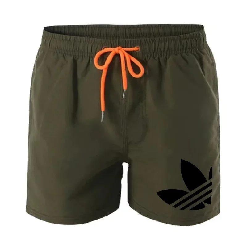 Pantalones deportivos informales para hombre, shorts holgados con cordones, multicolor, sexys, para playa y vacaciones, verano, 2024