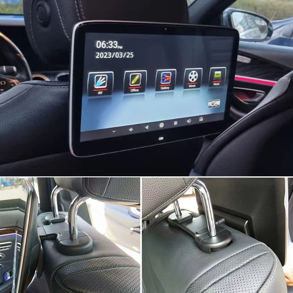 New Items 2026 Electronics Car Intelligent System Video Multimedia Player For Mercedes-Benz G S V Class Android Headrest Monitor