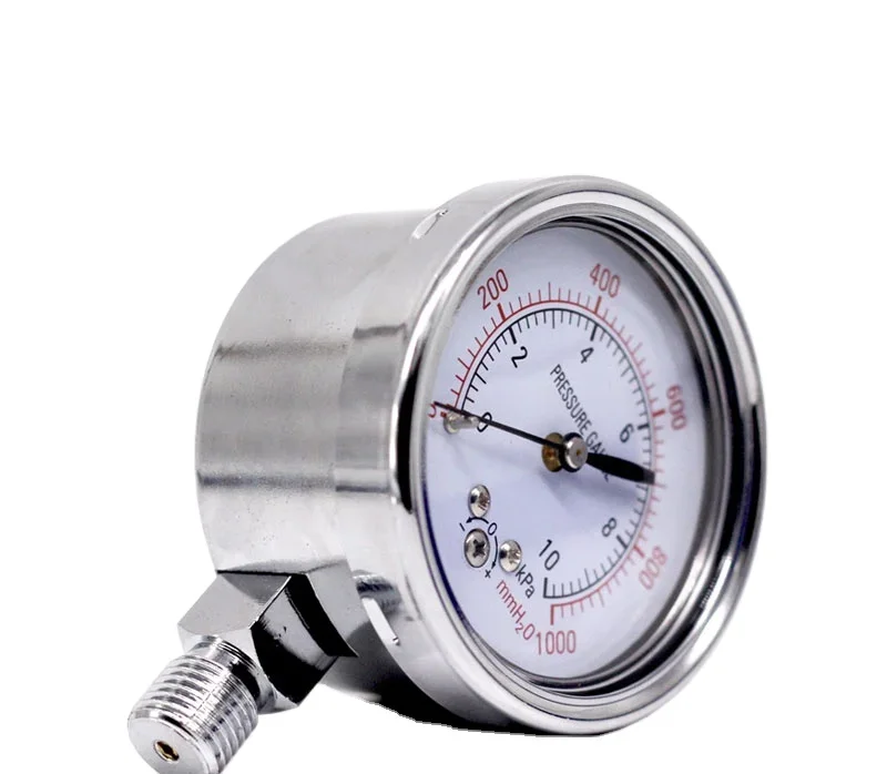 Germany Brass threaded wika pressure gauge EN837-1 filled with glycerin