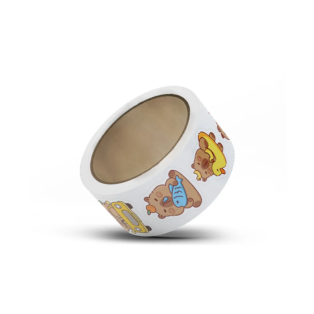 สติกเกอร์คาปิบาราการ์ตูน 500 ชิ้น สติกเกอร์อนิเมะสำหรับตกแต่งสเก็ตบอร์ด แล็ปท็อป มอเตอร์ไซค์ กีตาร์ สติกเกอร์การ์ตูนน่ารักสไตล์คาวาอี้ ของเล่นเด็ก