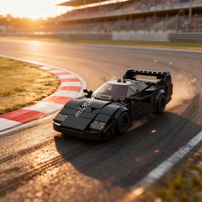 

322 шт. MOC Ferrariesd Blackout City Champions Модель Строительные блоки Архитектура DIY Рождественские подарки Идея игрушек Дети День рождения