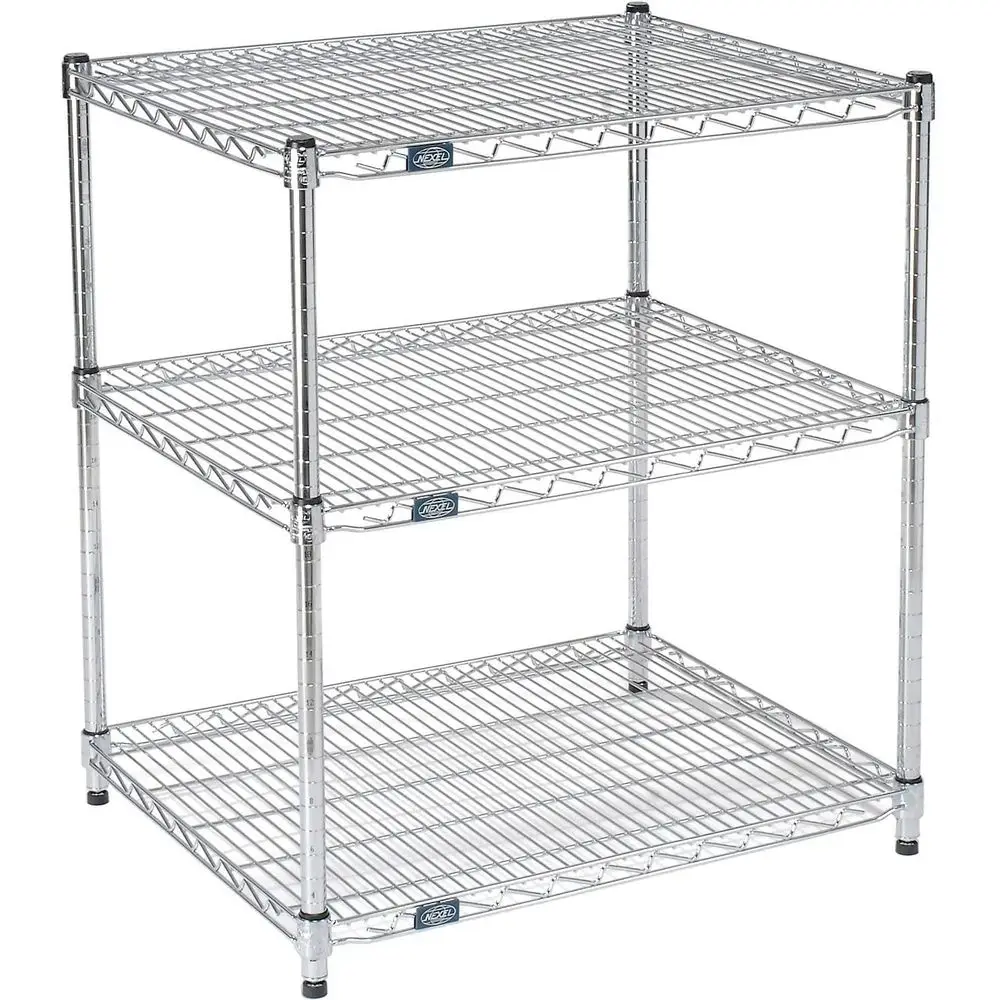 

Three-Tier ESD Wire Shelving Unit, 72 Wide x 14 Deep x 34 High