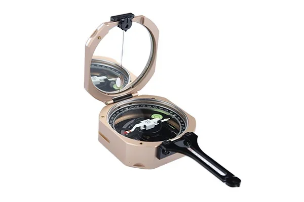 Geology Brunton Type Compass Harbin Factory HGC-6 Aluminium Magnetic Compass For Surveying Geologist Surveyor